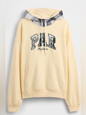 Gap × Malbon Heavyweight French Terry Logo Hoodie Yellow Large NWT